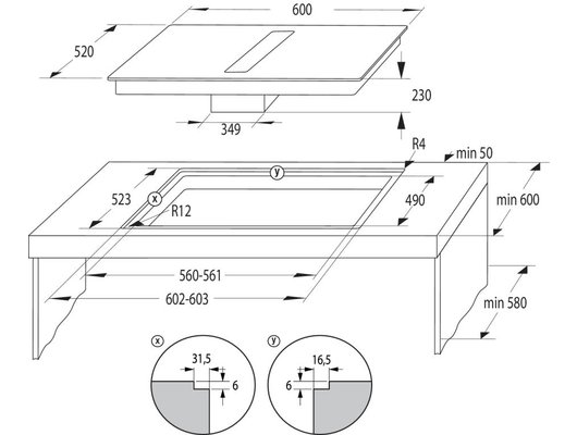 Варочная панель GORENJE GTW641AKB